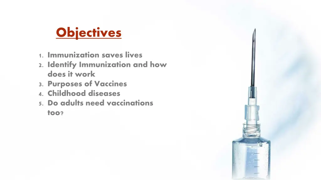 objectives