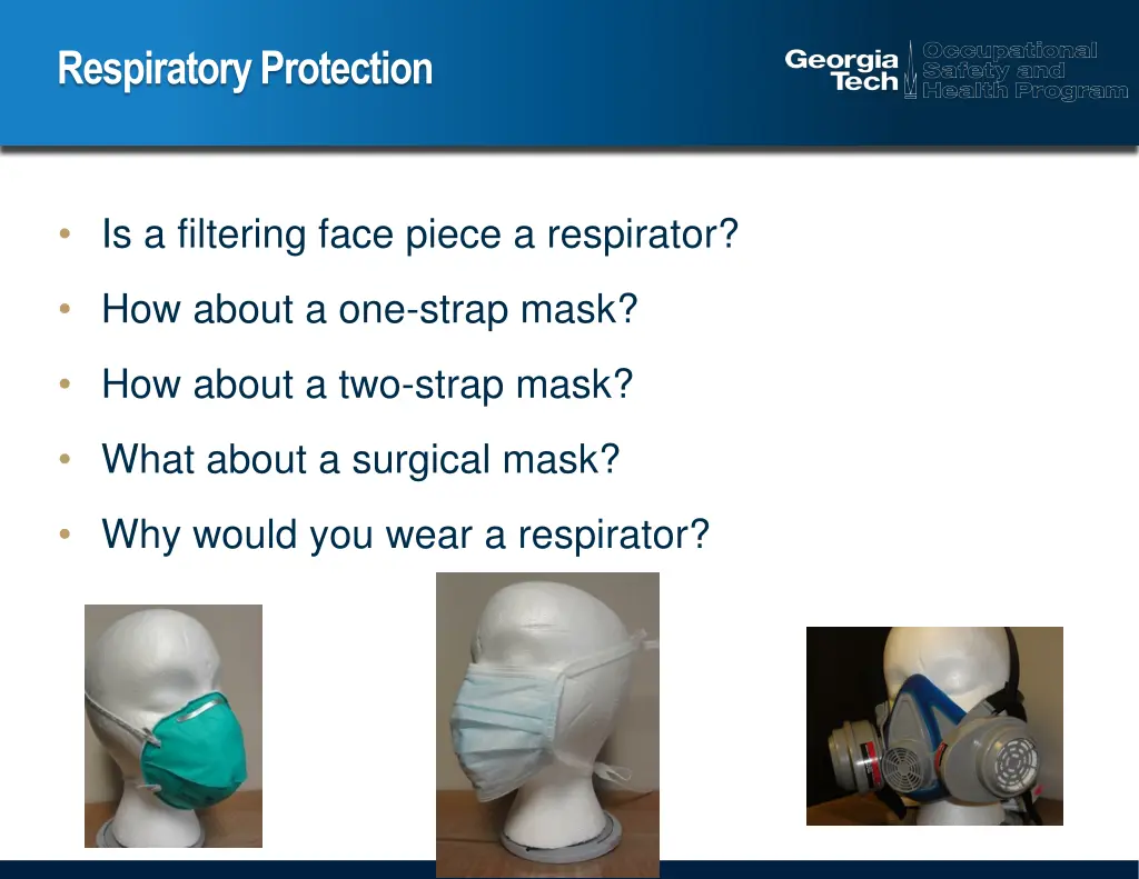 respiratory protection