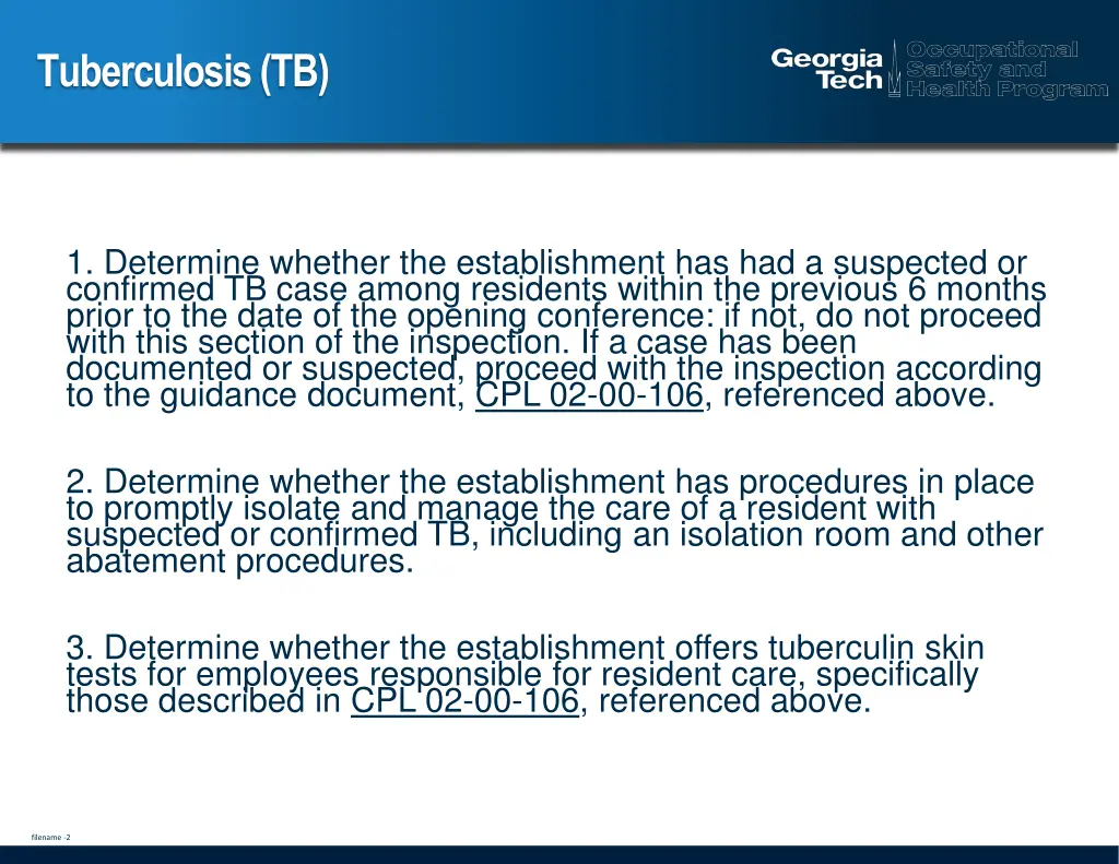 tuberculosis tb