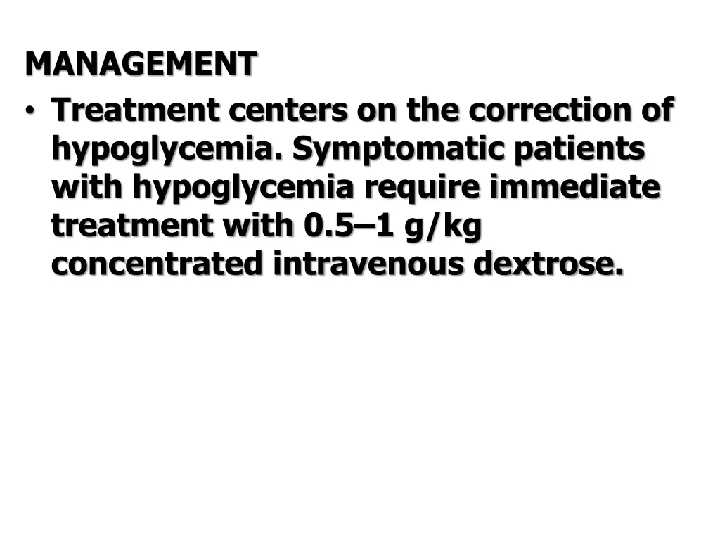management treatment centers on the correction