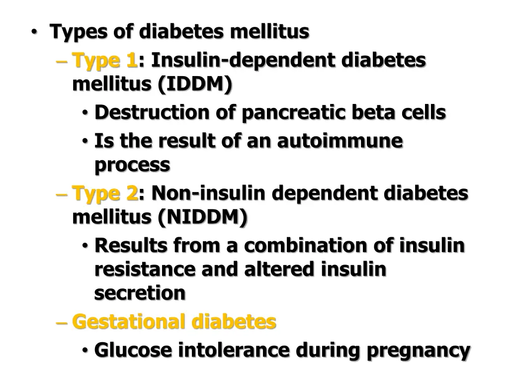 types of diabetes mellitus type 1 insulin