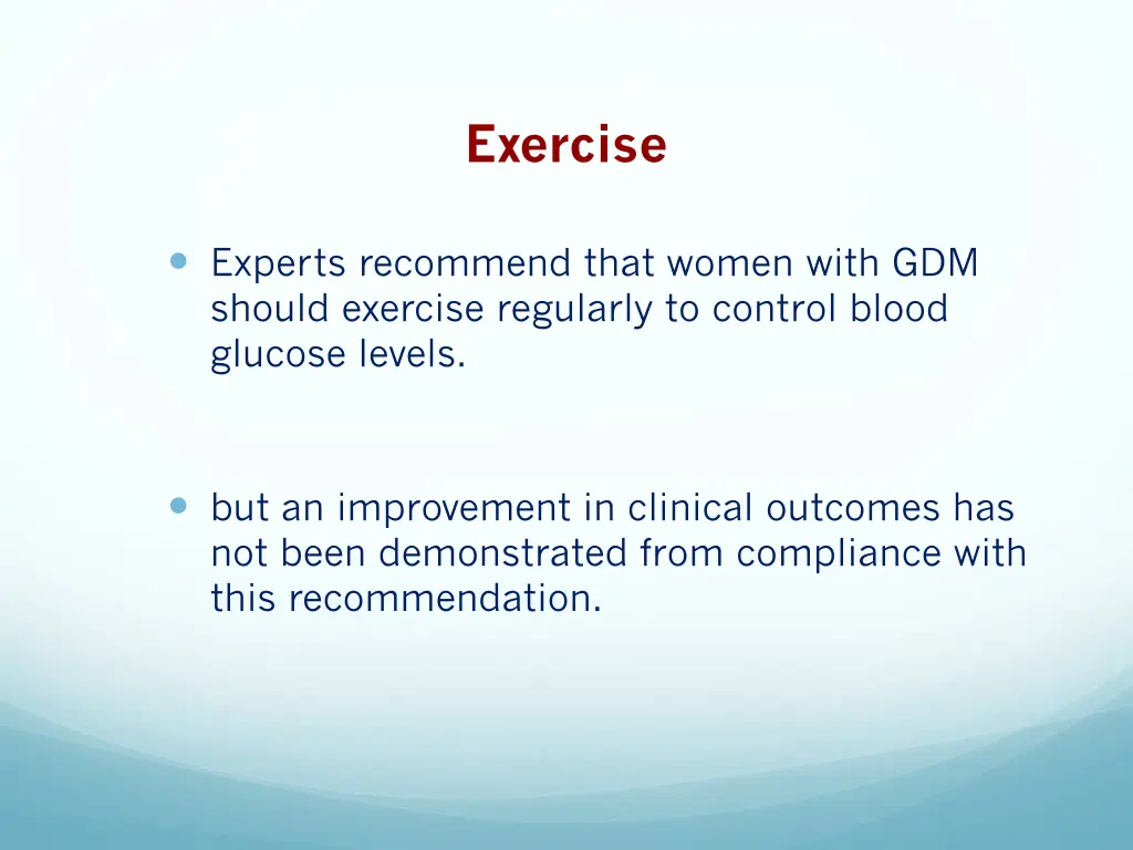 exercise