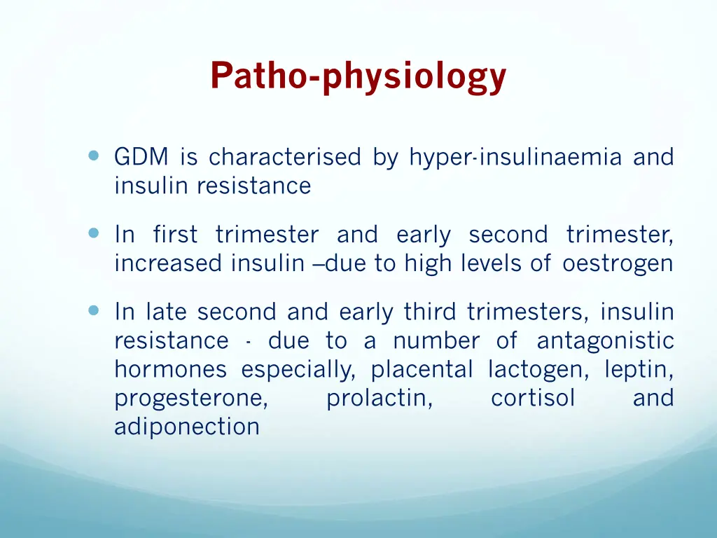 patho physiology