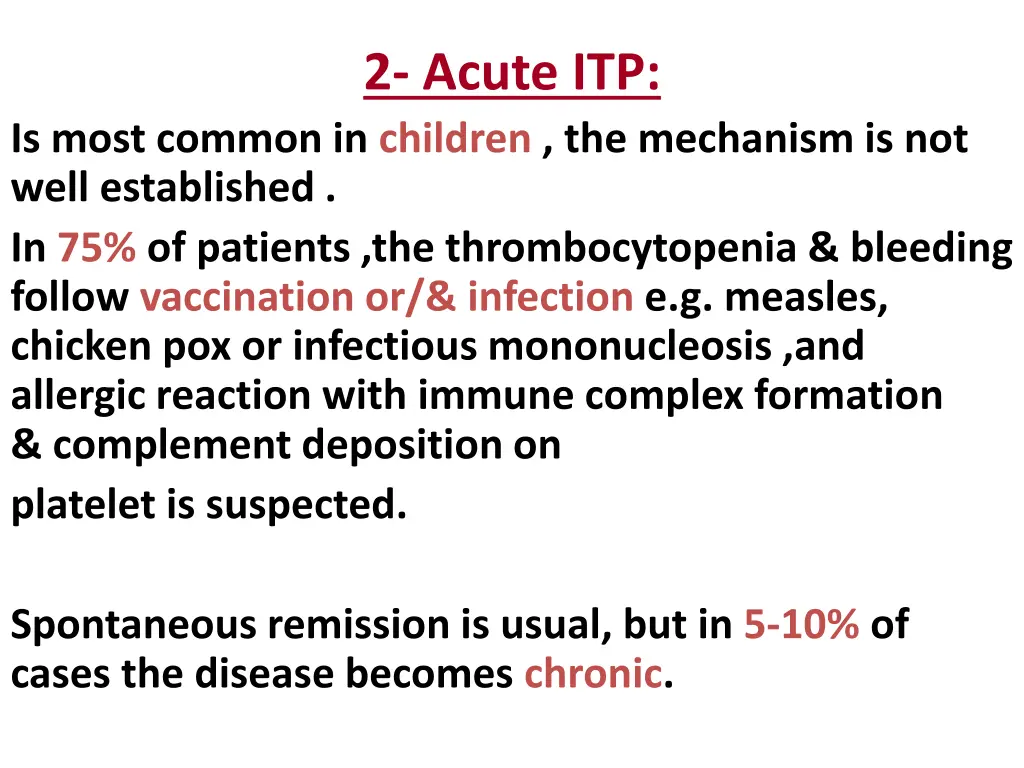 2 acute itp