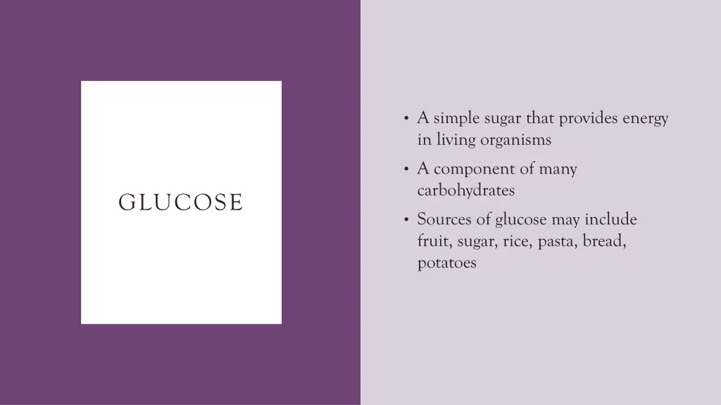 a simple sugar that provides energy in living