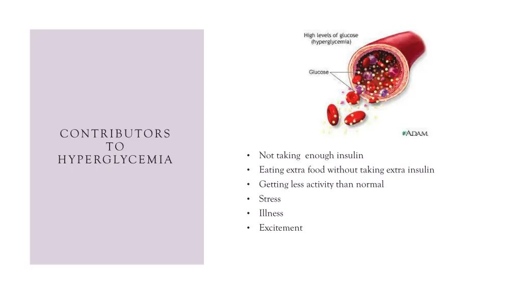 contributors to hyperglycemia