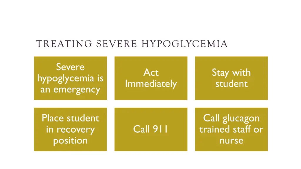 treating severe hypoglycemia