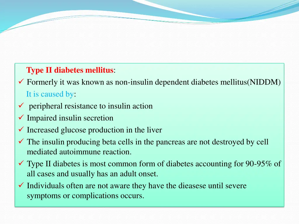 type ii diabetes mellitus formerly it was known