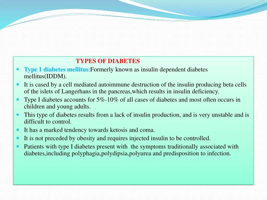 types of diabetes