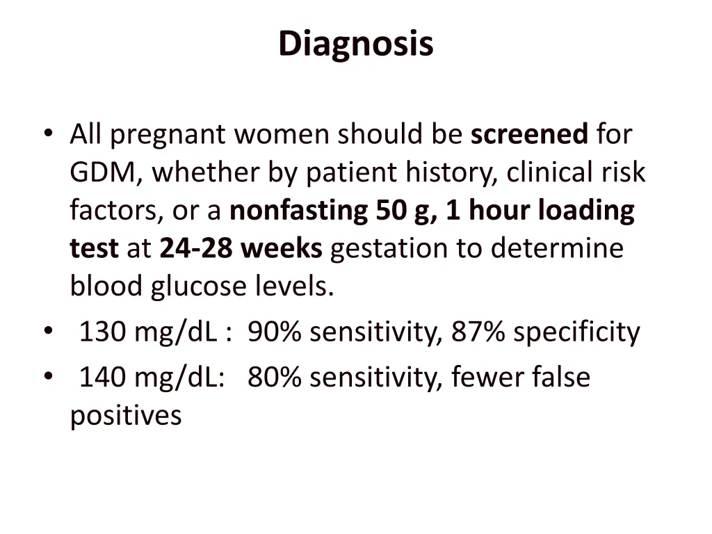 diagnosis