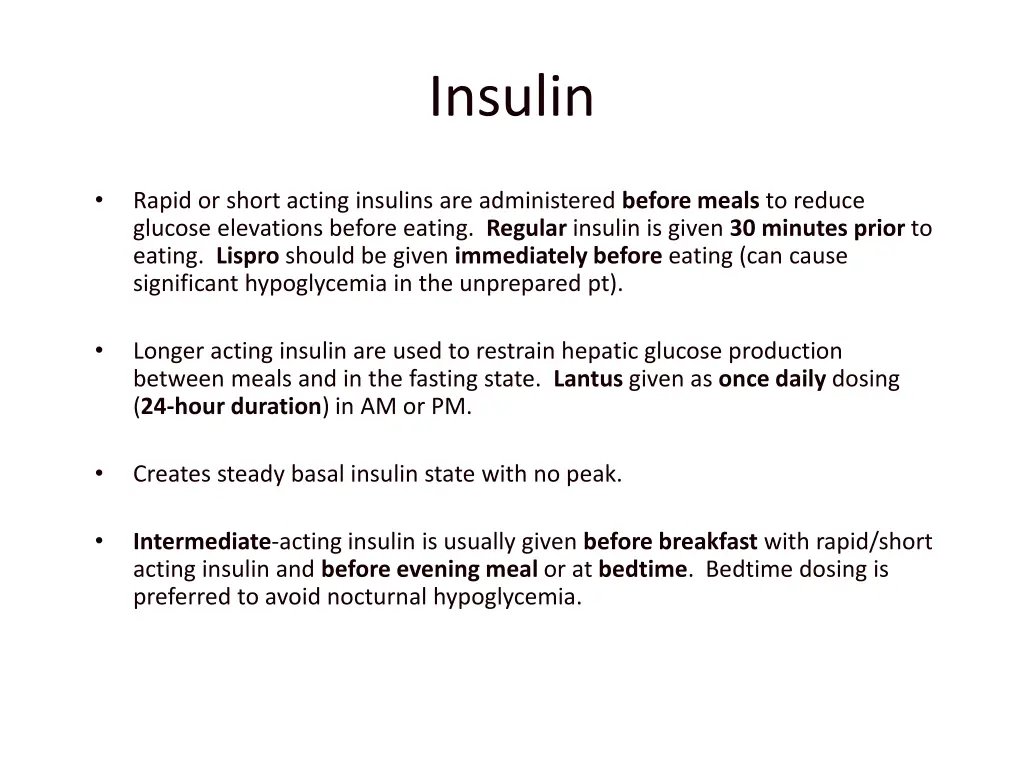 insulin