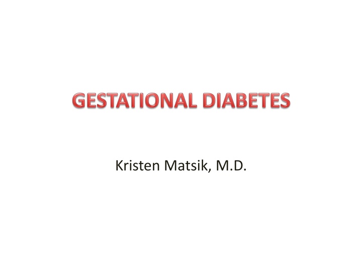 kristen matsik m d