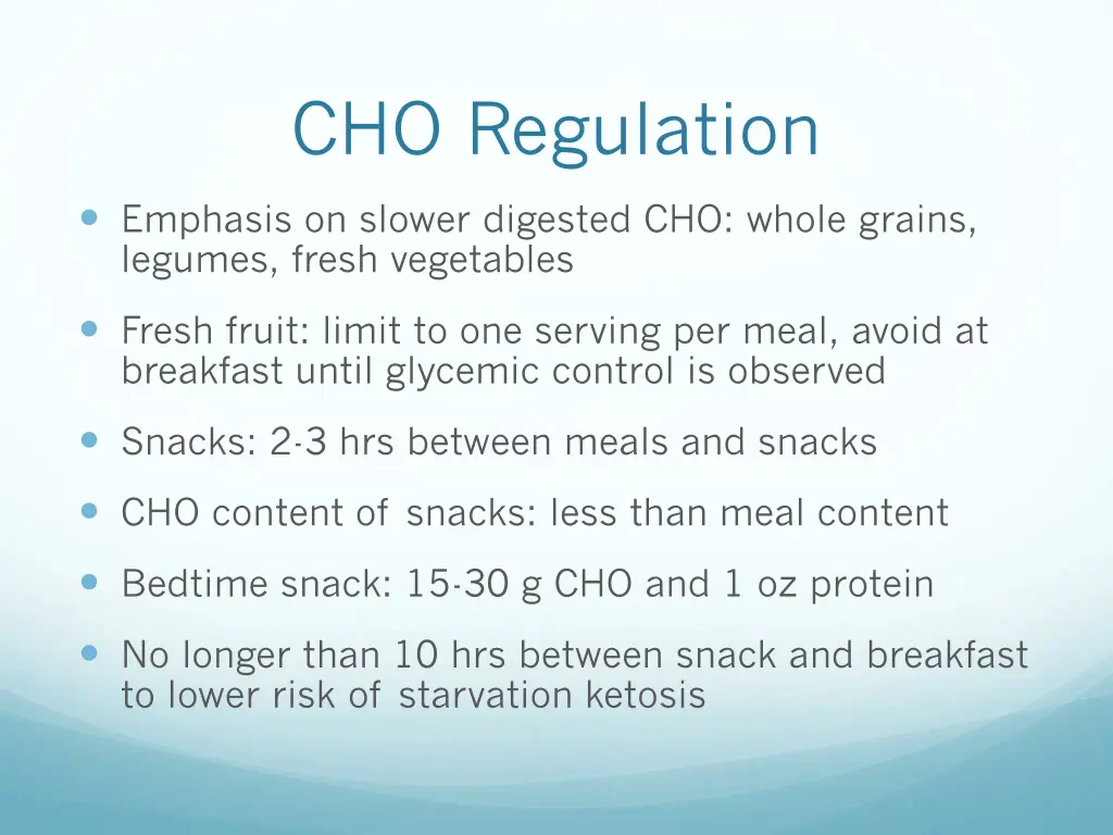 cho regulation 2