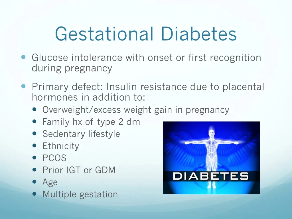 gestational diabetes