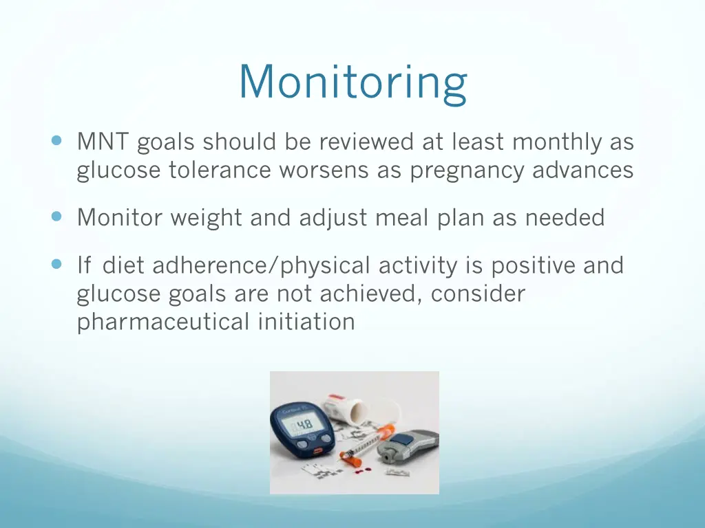 monitoring