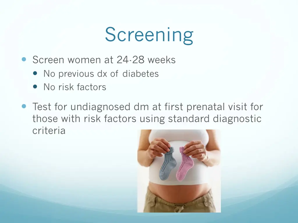 screening