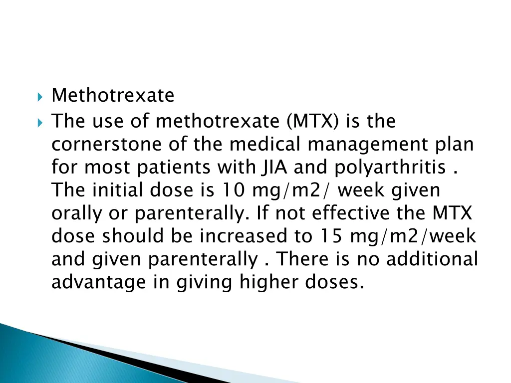 methotrexate the use of methotrexate