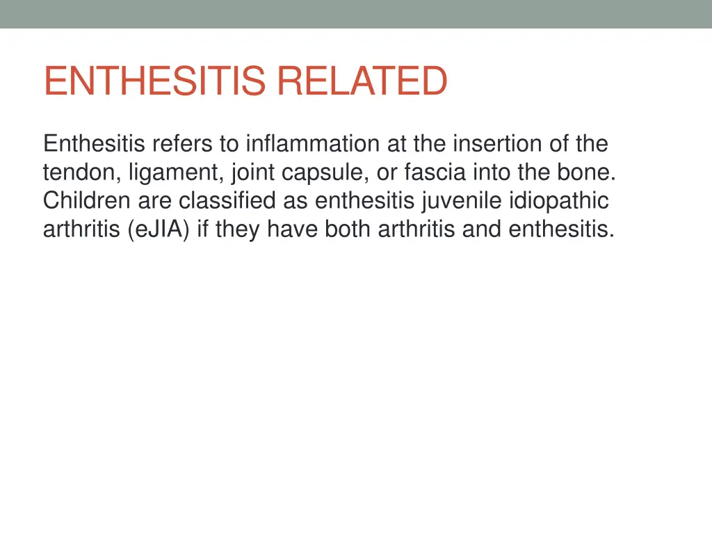 enthesitis related