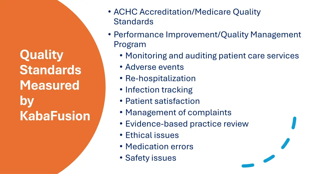 achc accreditation medicare quality standards