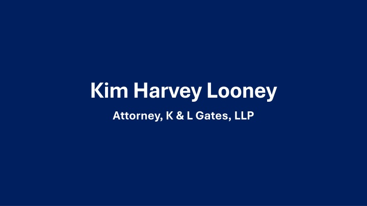 kim harvey looney attorney k l gates llp