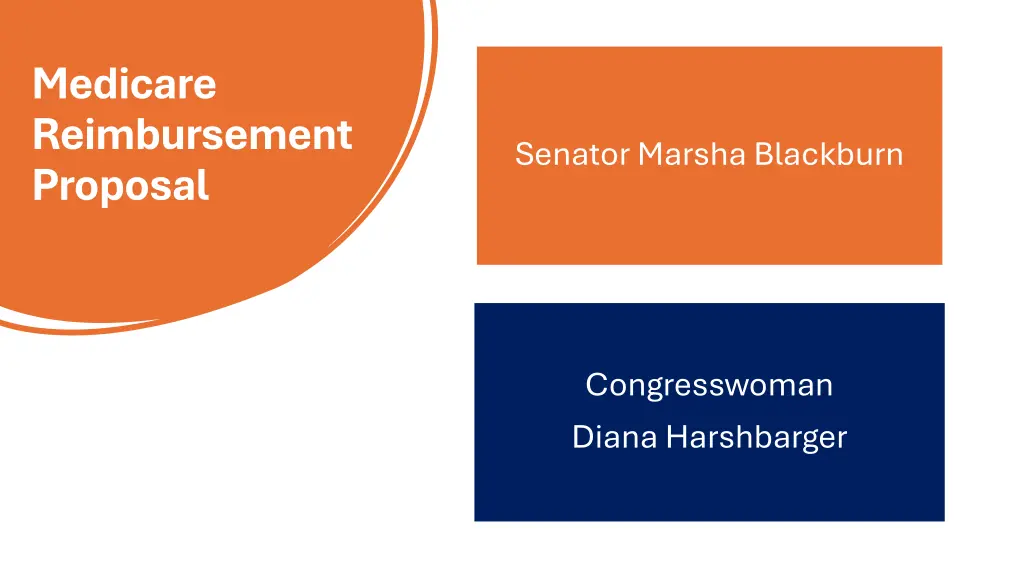 medicare reimbursement proposal