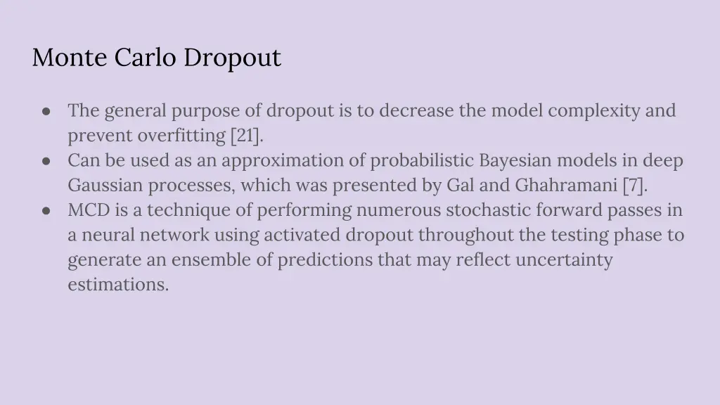 monte carlo dropout