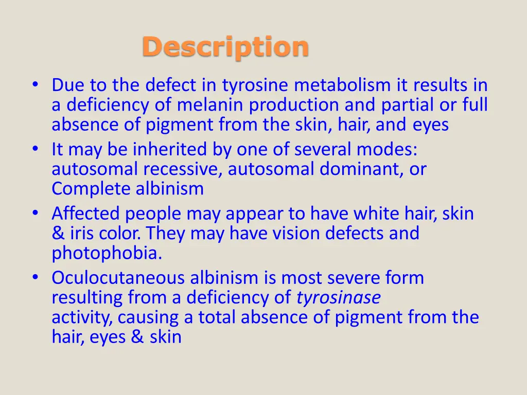 description