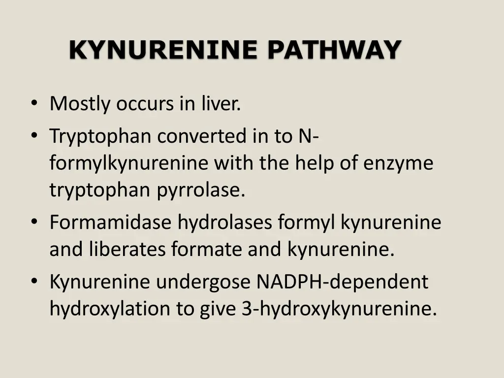 kynurenine pathway