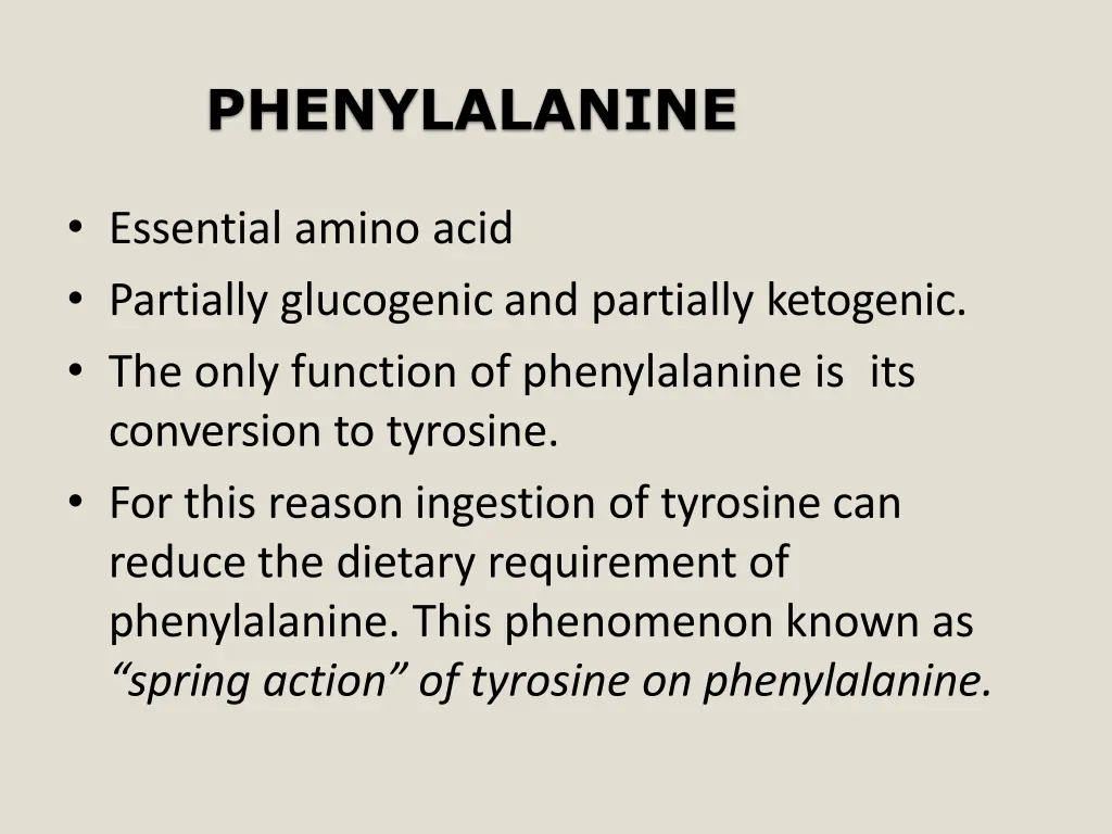 phenylalanine