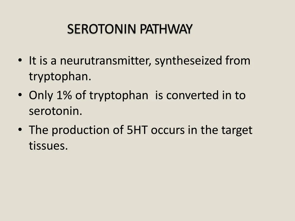 serotoninpathway
