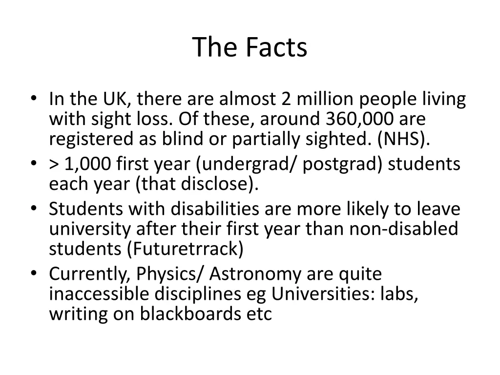 the facts