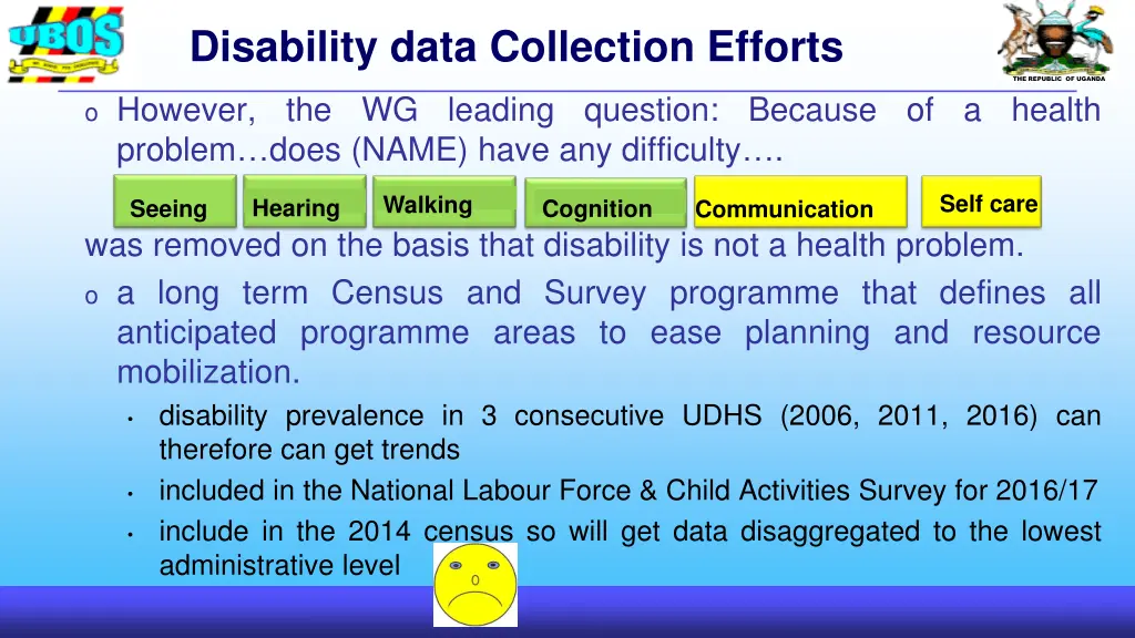 disability data collection efforts
