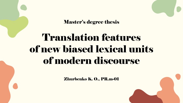 master s degree thesis