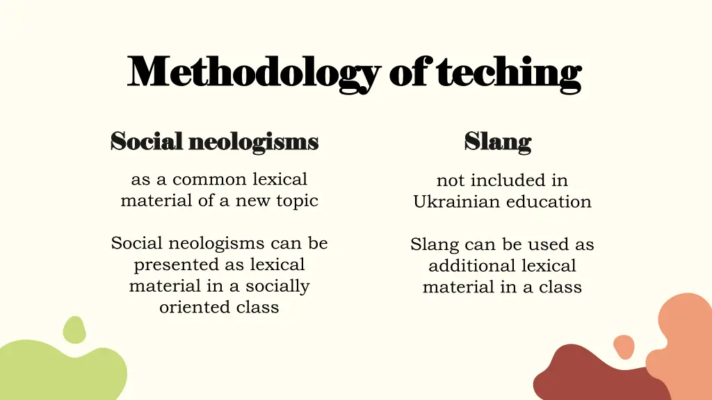 methodology of teching methodology of teching