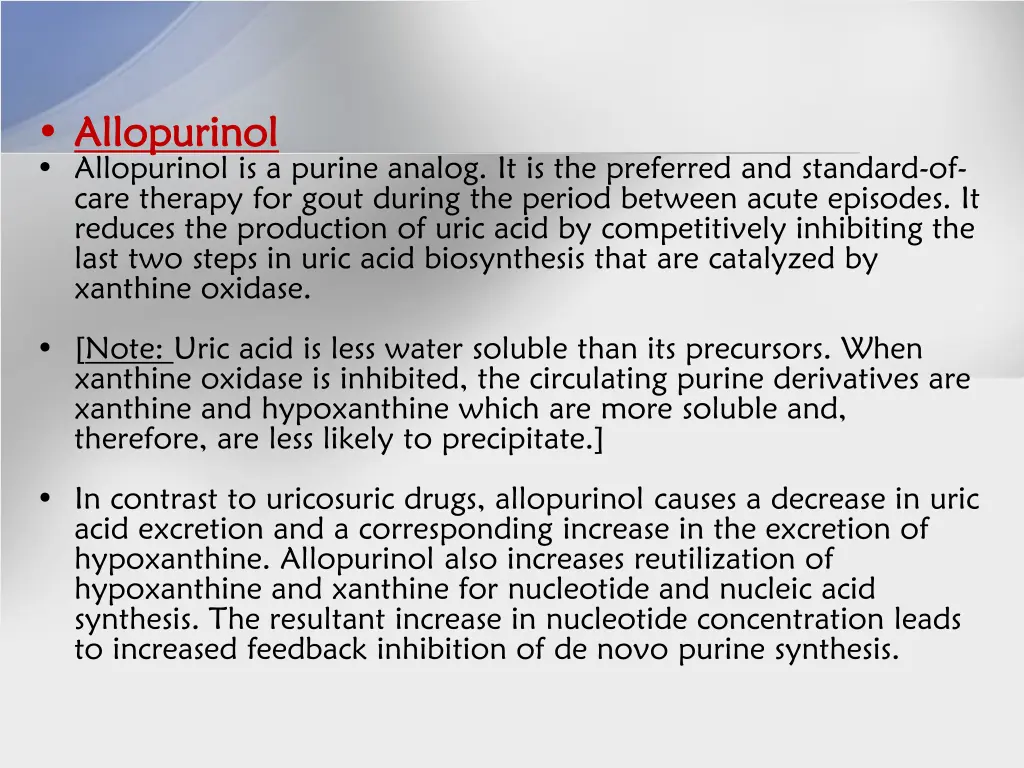 allopurinol allopurinol allopurinol is a purine