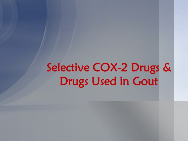 selective cox selective cox 2 drugs drugs used