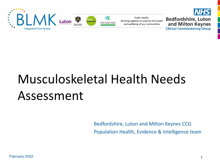 musculoskeletal health needs assessment