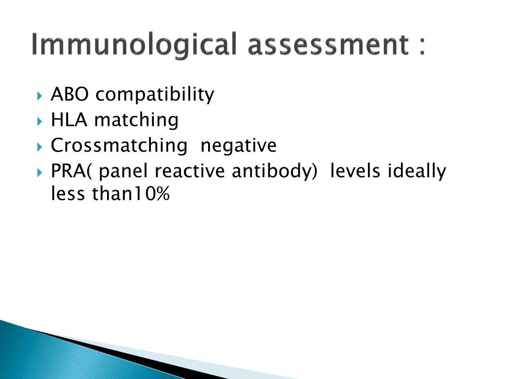 abo compatibility hla matching crossmatching