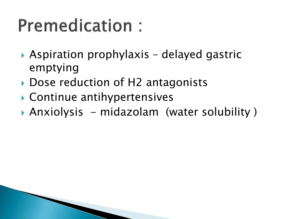 aspiration prophylaxis delayed gastric emptying