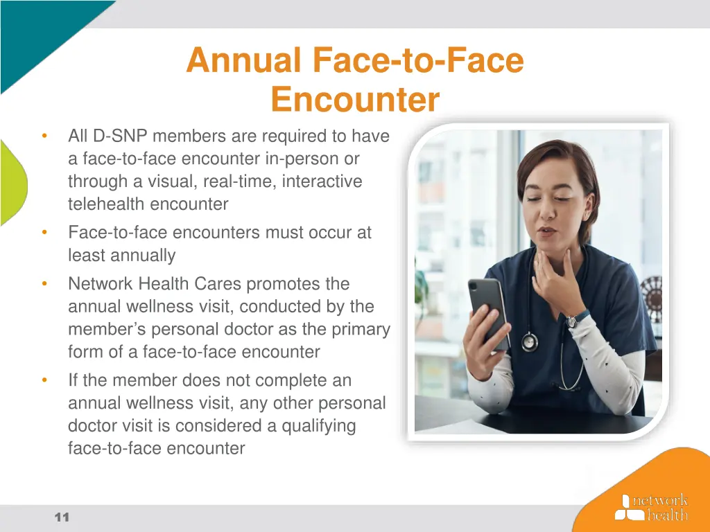 annual face to face encounter