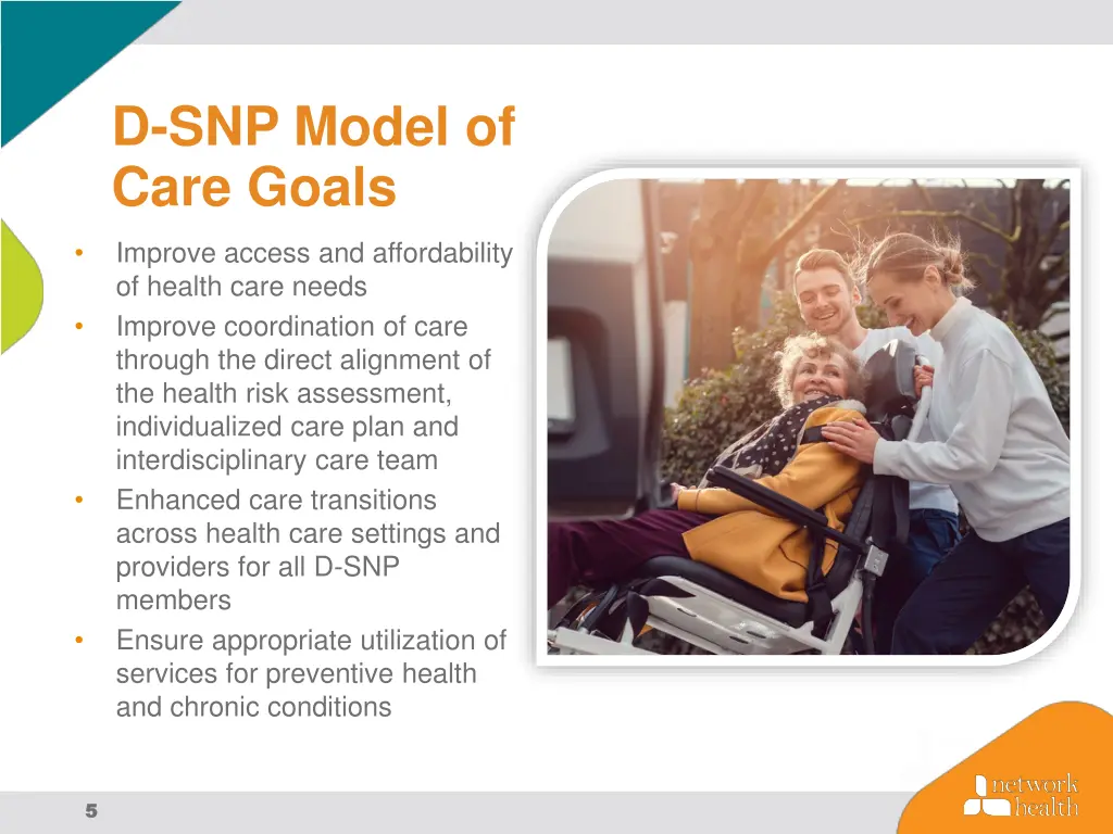 d snp model of care goals