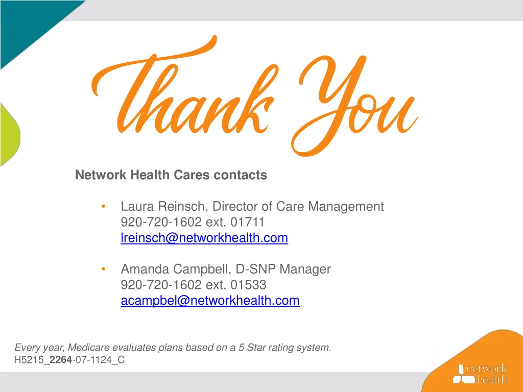 network health cares contacts