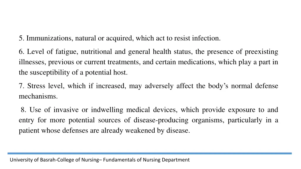 5 immunizations natural or acquired which
