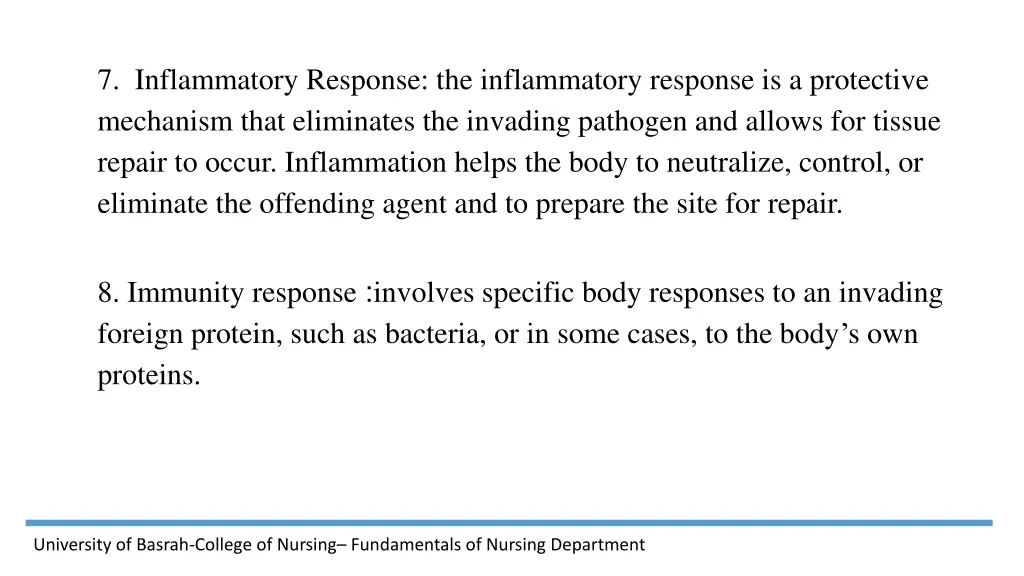 7 inflammatory response the inflammatory response