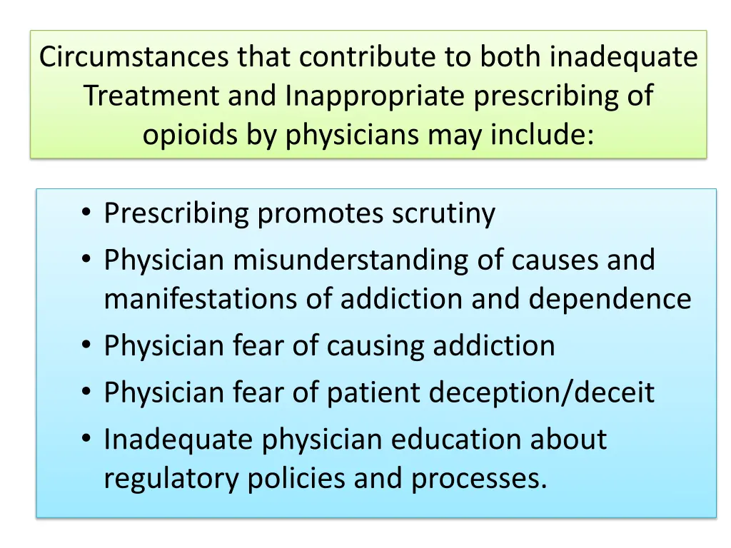 circumstances that contribute to both inadequate 1