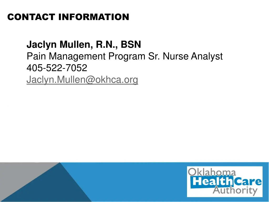 contact information