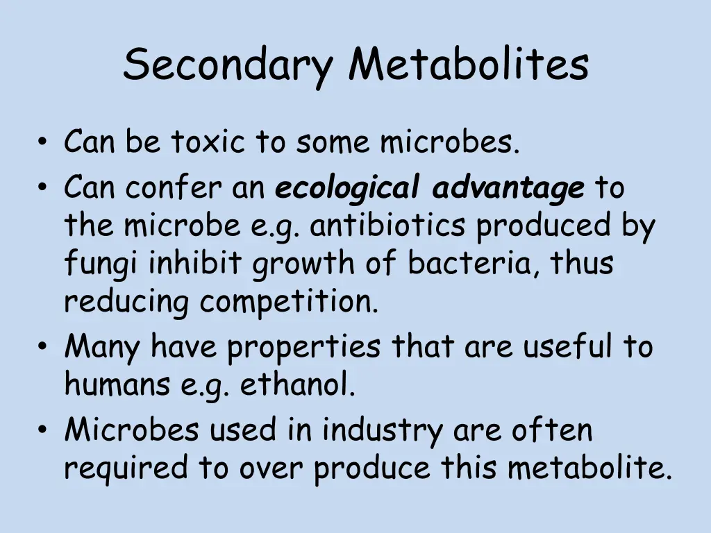 secondary metabolites