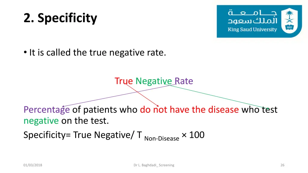 2 specificity