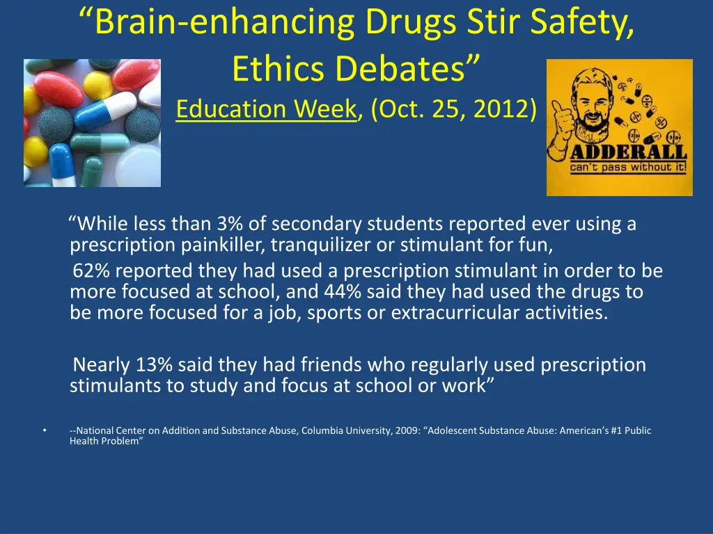 brain enhancing drugs stir safety ethics debates