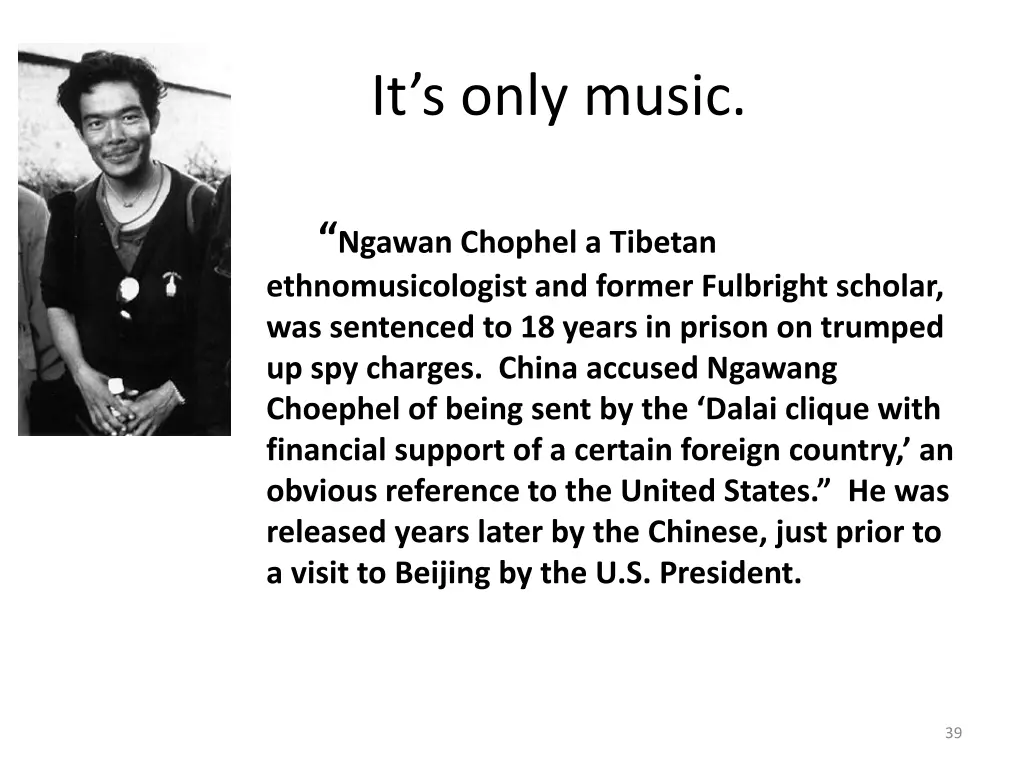 it s only music